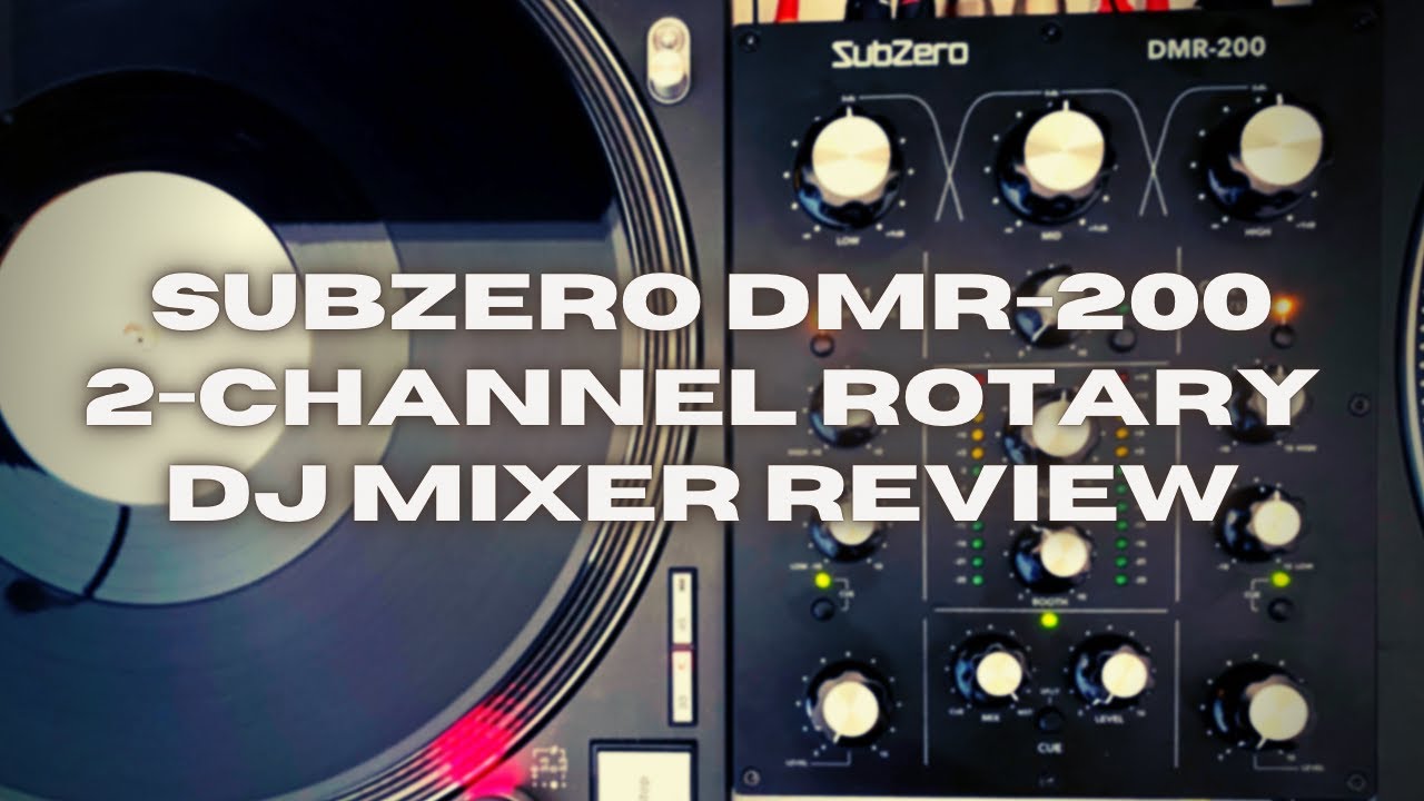 SubZero DMR-200 2 Channel Rotary DJ Mixer Unboxing & Review. Is it a Omnitronic TRM-202 MK3?