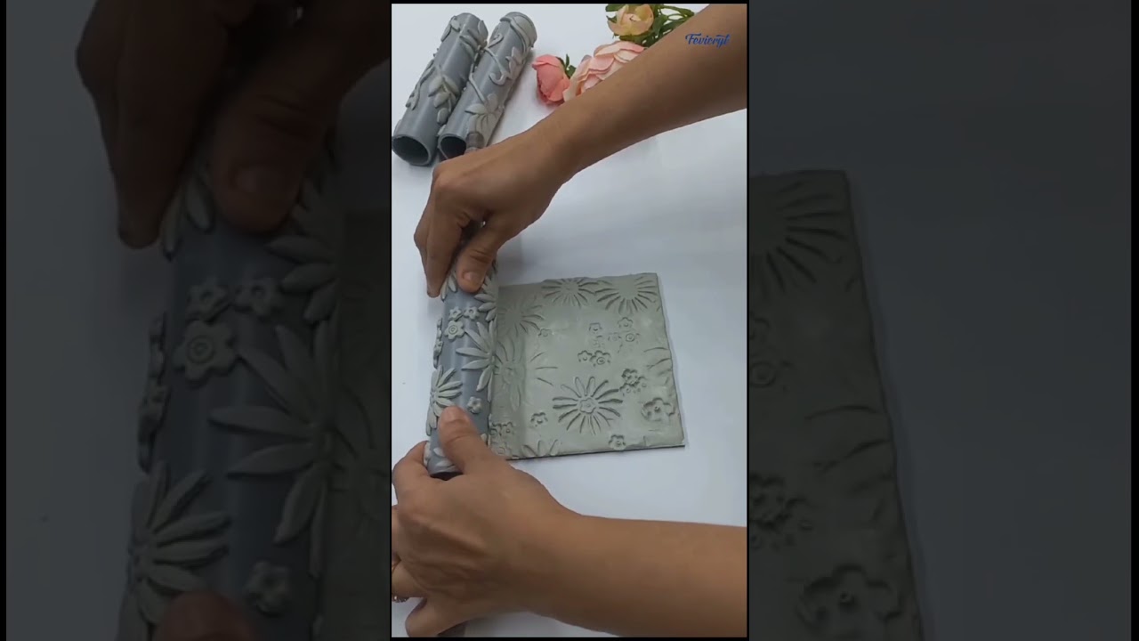 Discover the art of crafting textured coasters with designs of your choice using Fevicryl Mouldit