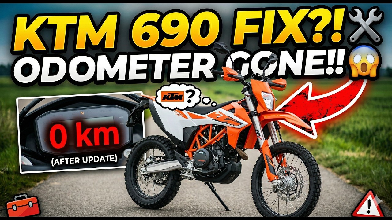 Zabrałem mojego KTM 690 z 2026 roku do dealera... Oto, co się wydarzyło.
