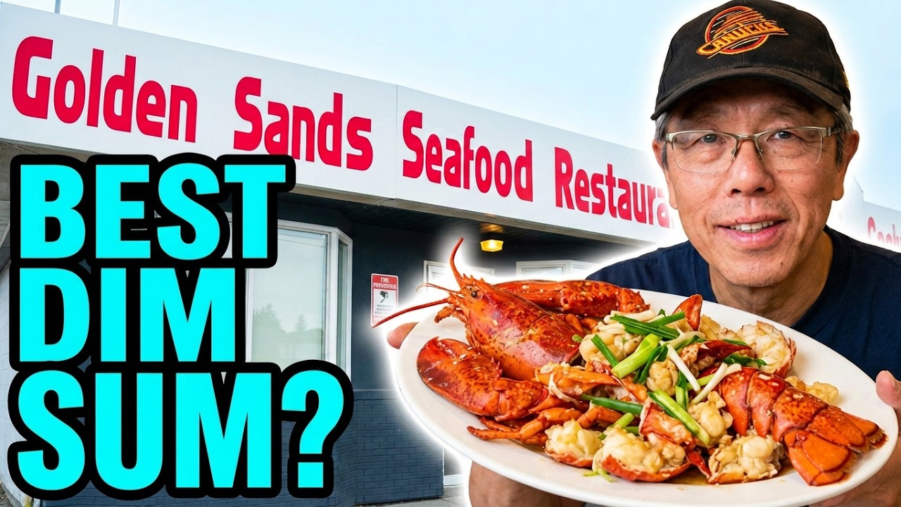 Best Chinese Dim Sum In North America? (Golden Sands Seafood In Calgary) Taro Dumpling Recipe 芋头酥饺食谱