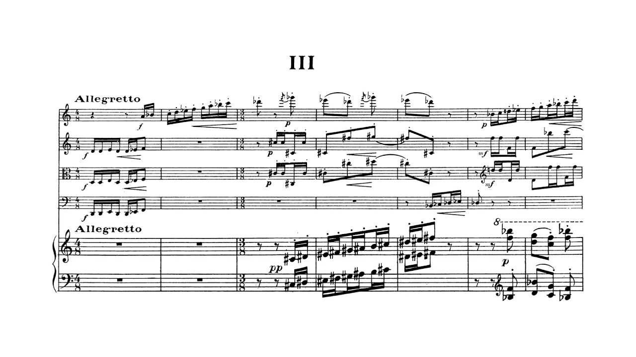 Bohuslav Martinů - Piano Quintet No. 1, H. 229
