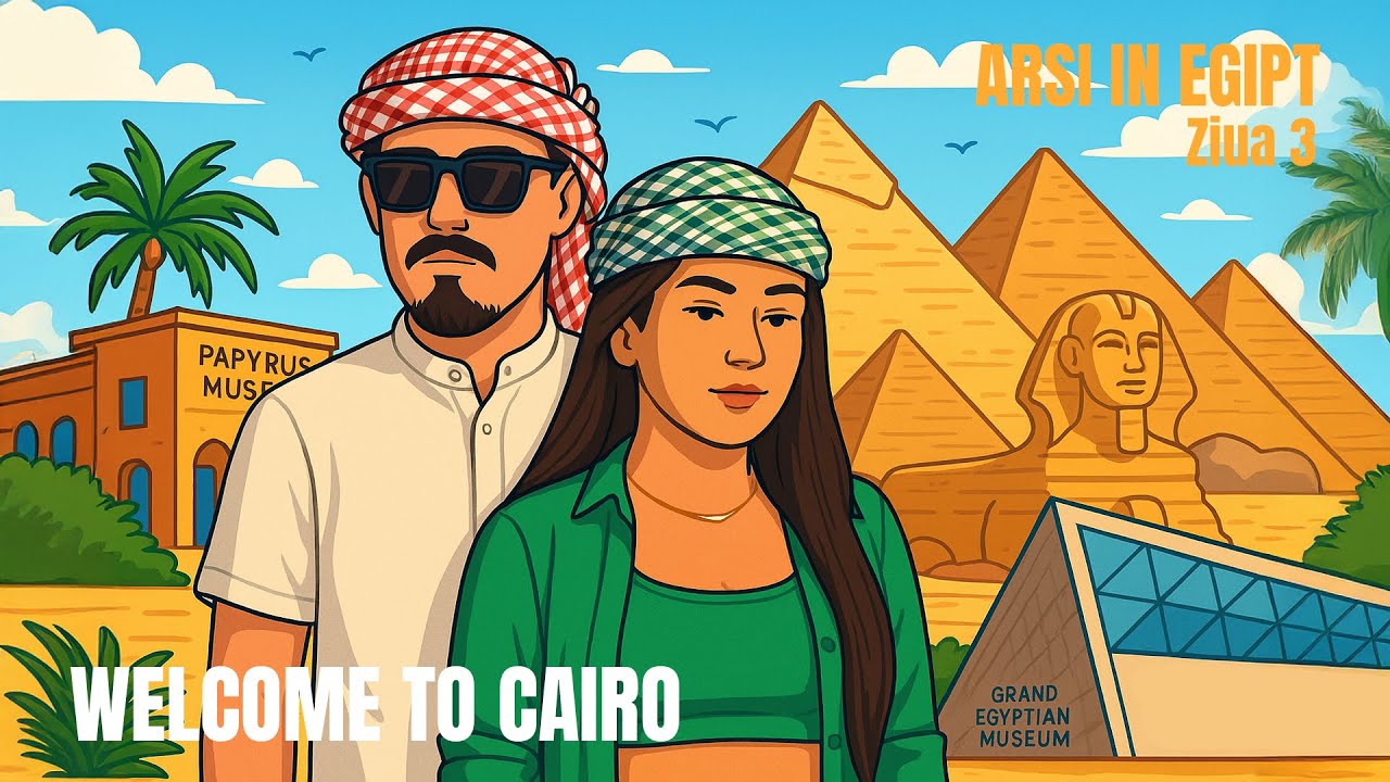 CAIRO &Icirc;N EGIPT 🏛️ | Ziua 3: Piramide, papirus & Grand Museum &ndash; excursie de o zi din Hurghada