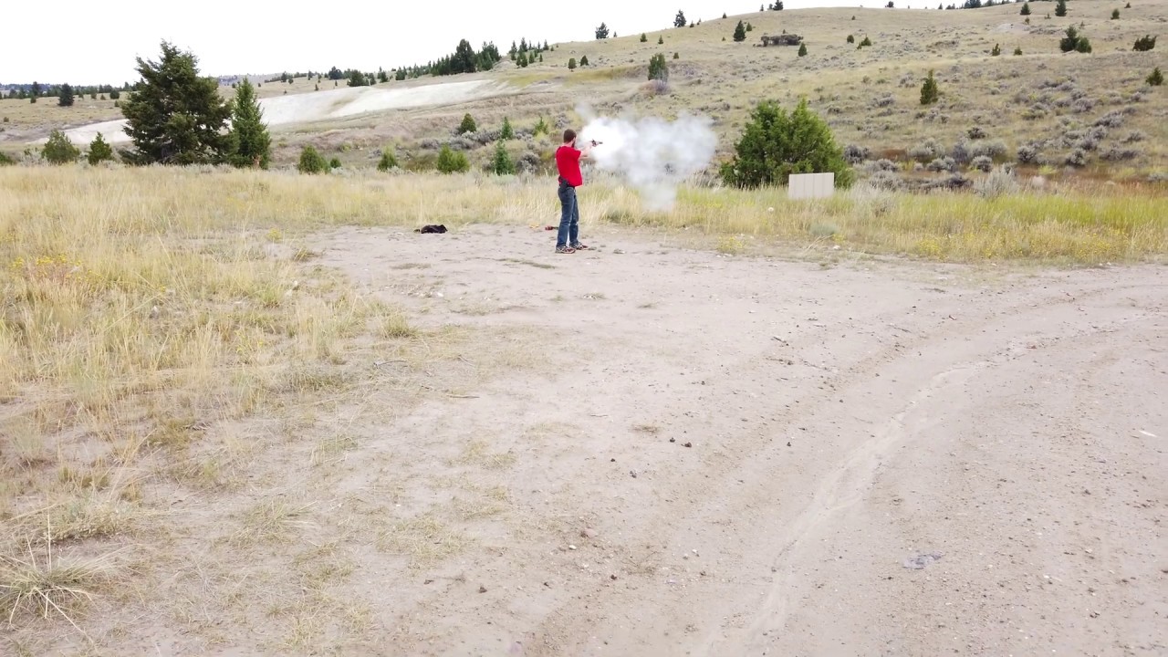 First shots with home made Kentucky pistol