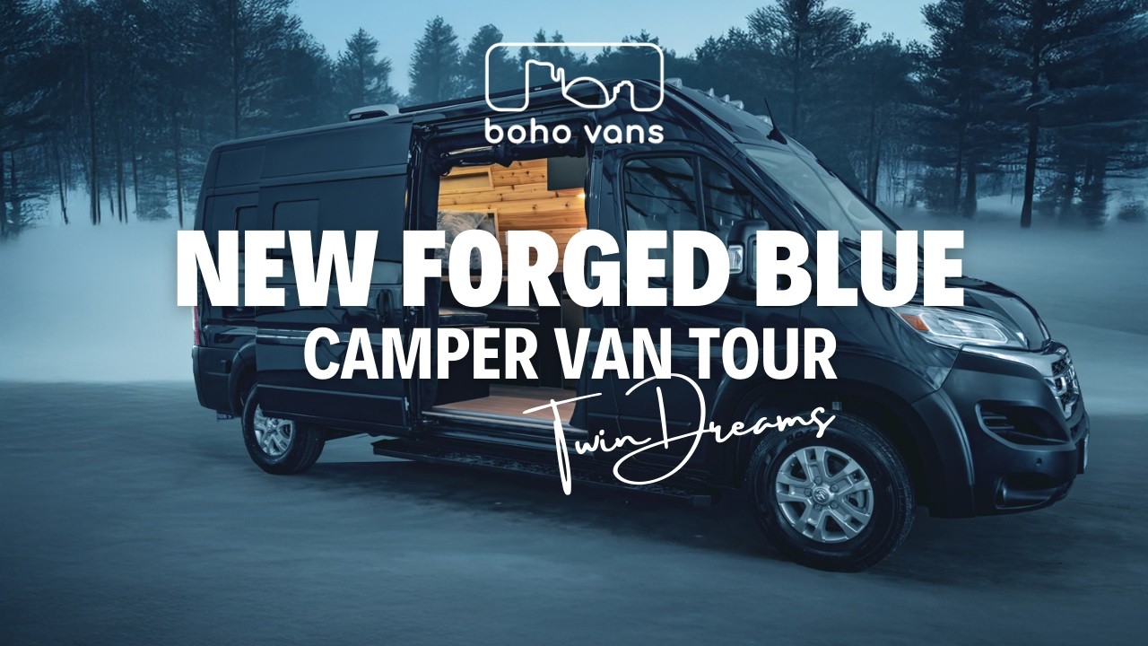 Forged Blue 2026 ProMaster Camper Van Tour