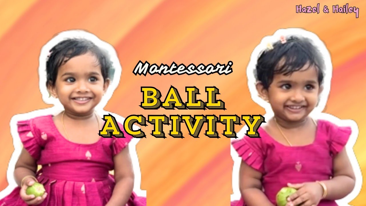 Montessori inspired🧠 Toddler Activities | Ball transfer Game | balls, basket & spoon | Hazel Hailey 