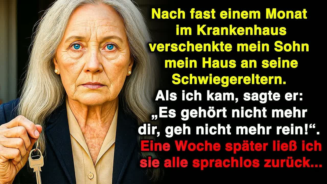 Nach einem Monat im Krankenhaus kam ich zurück – mein Sohn gab mein Haus an seine Schwiegerfamil