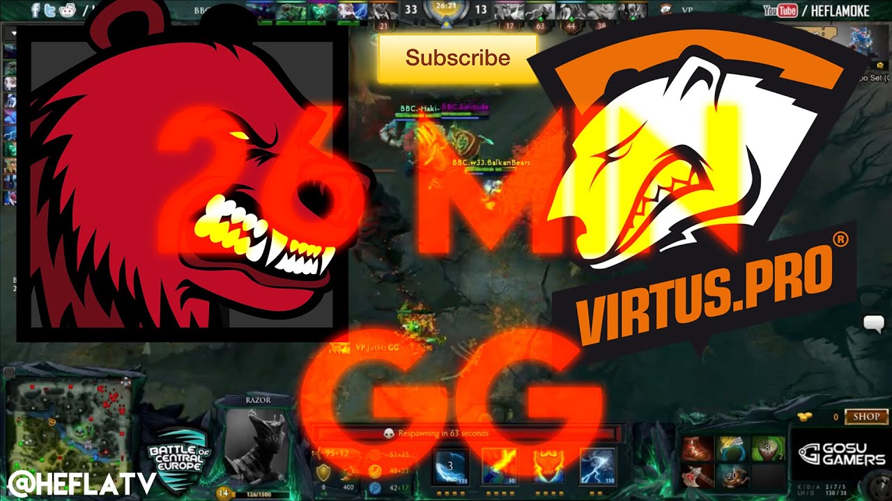 Battle of Central Europe Season 3 - HeflaTV - Balkan Bears 26 Min GG Virtus Pro