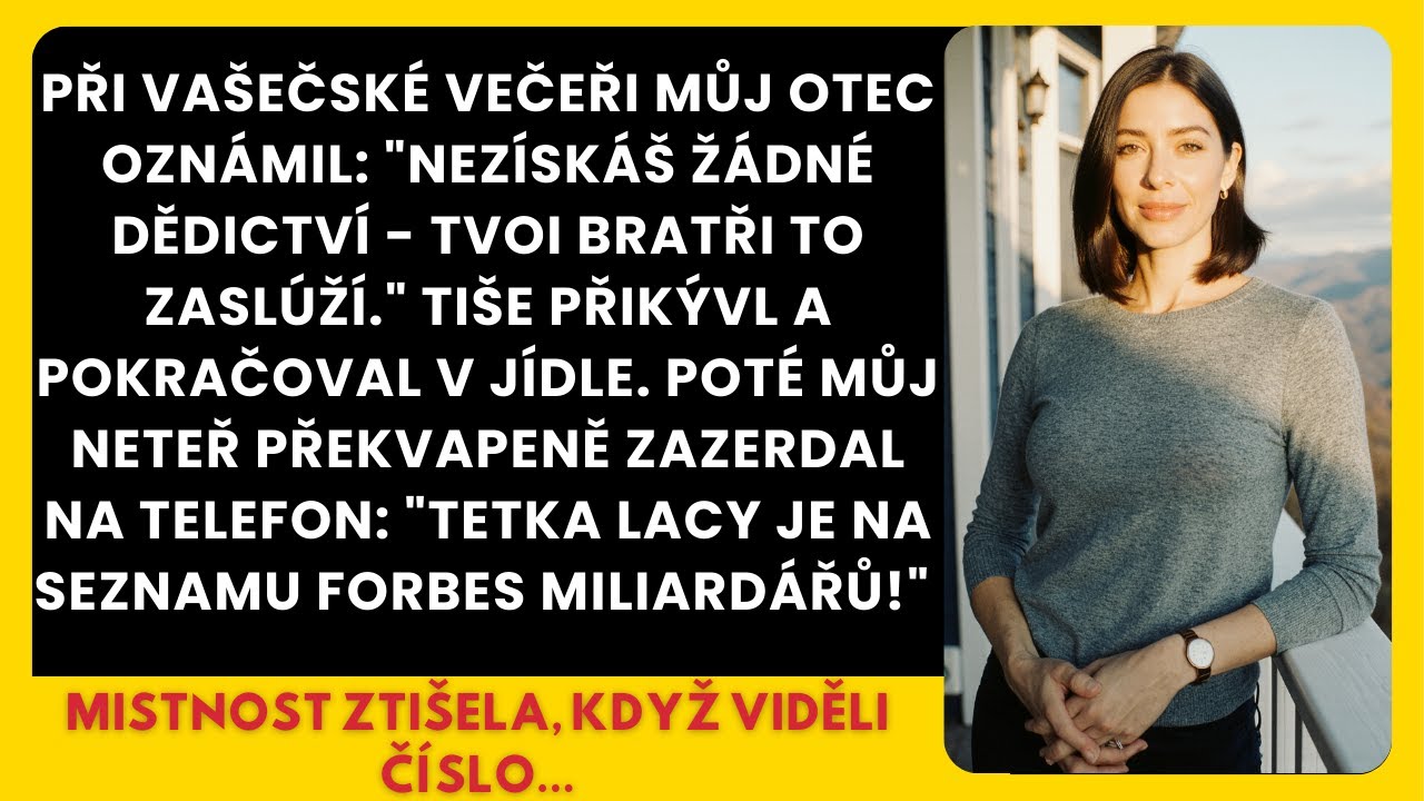 O Vánocích táta řekl: „Nedostaneš dědictví” – pak uviděl Forbesův seznam.