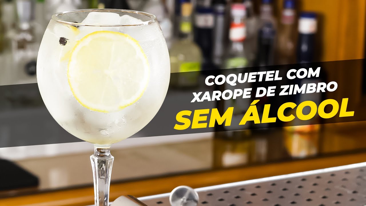 Aprenda a fazer um COQUETEL SEM ÁLCOOL com XAROPE DE ZIMBRO | Bartender Store