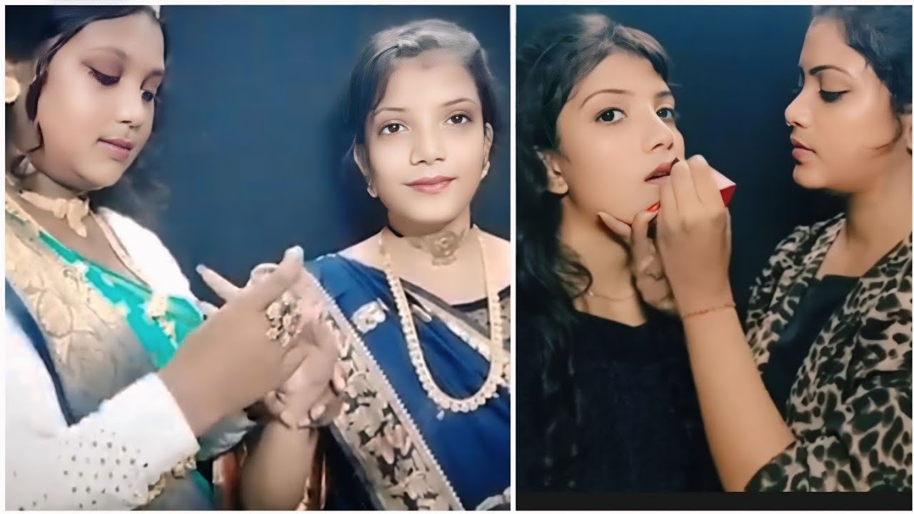 ASMR | MY TWO' SISTER Doing My Make-up But two different Style 💄🥹