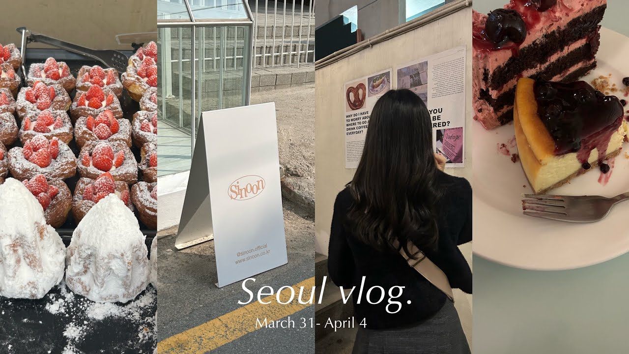 韓国旅行vlog pt.1 🇰🇷🪞🍃/ 延南洞カフェ,弘大ショッピング / 広蔵市場,東大門 / 聖水洞,狎鴎亭ロデオ散策🐩🌸
