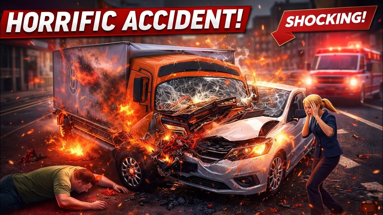 Doctor driving truck accident 😭 #viral #games #gaming #video 