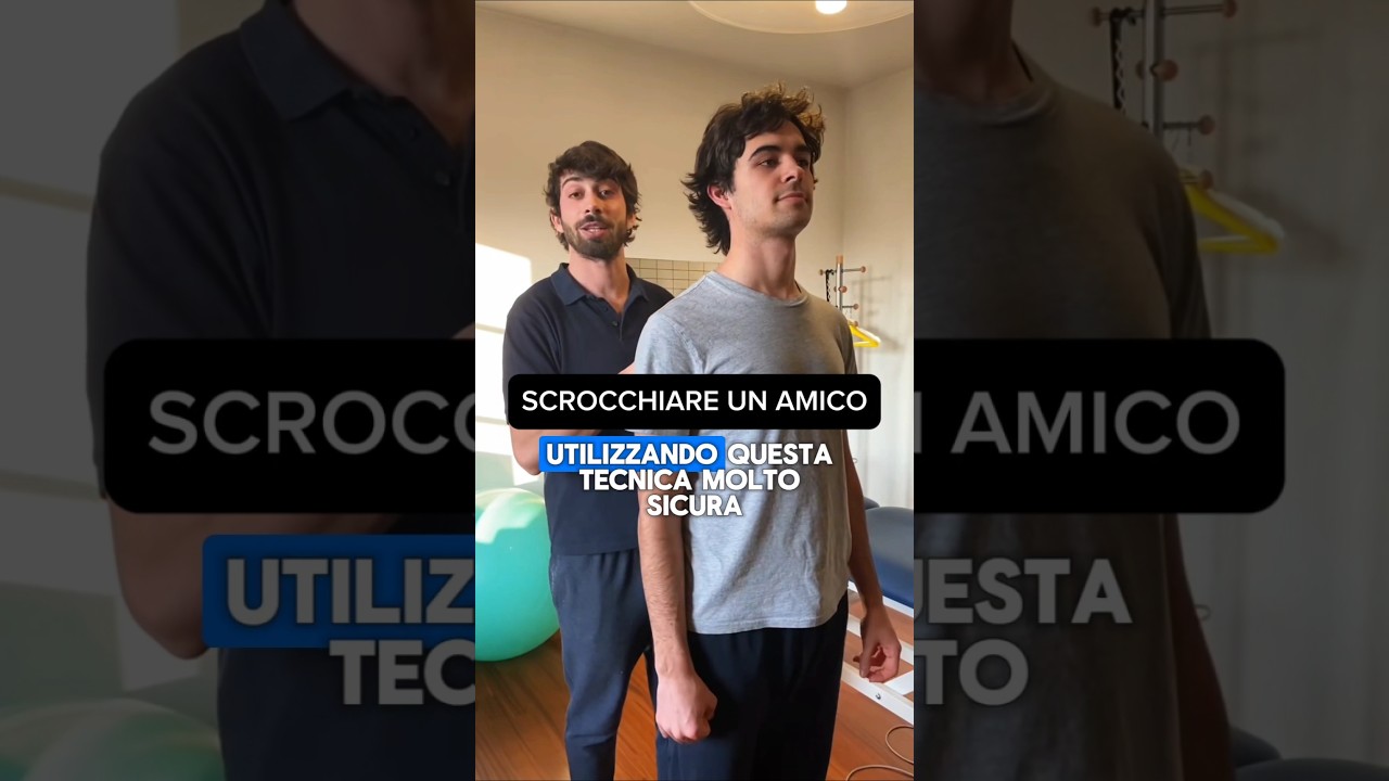 Una tecnica molto semplice per scrocchiare la schiena ad un amico! #fisioterapia #osteopatia