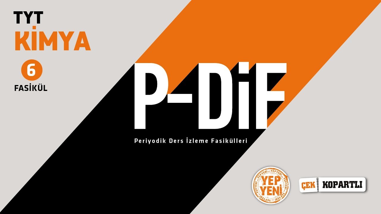 2020 Puan P-DİF TYT Kimya | 6. Fasikül | 01 Bileşiklerin Sınıflandırılması