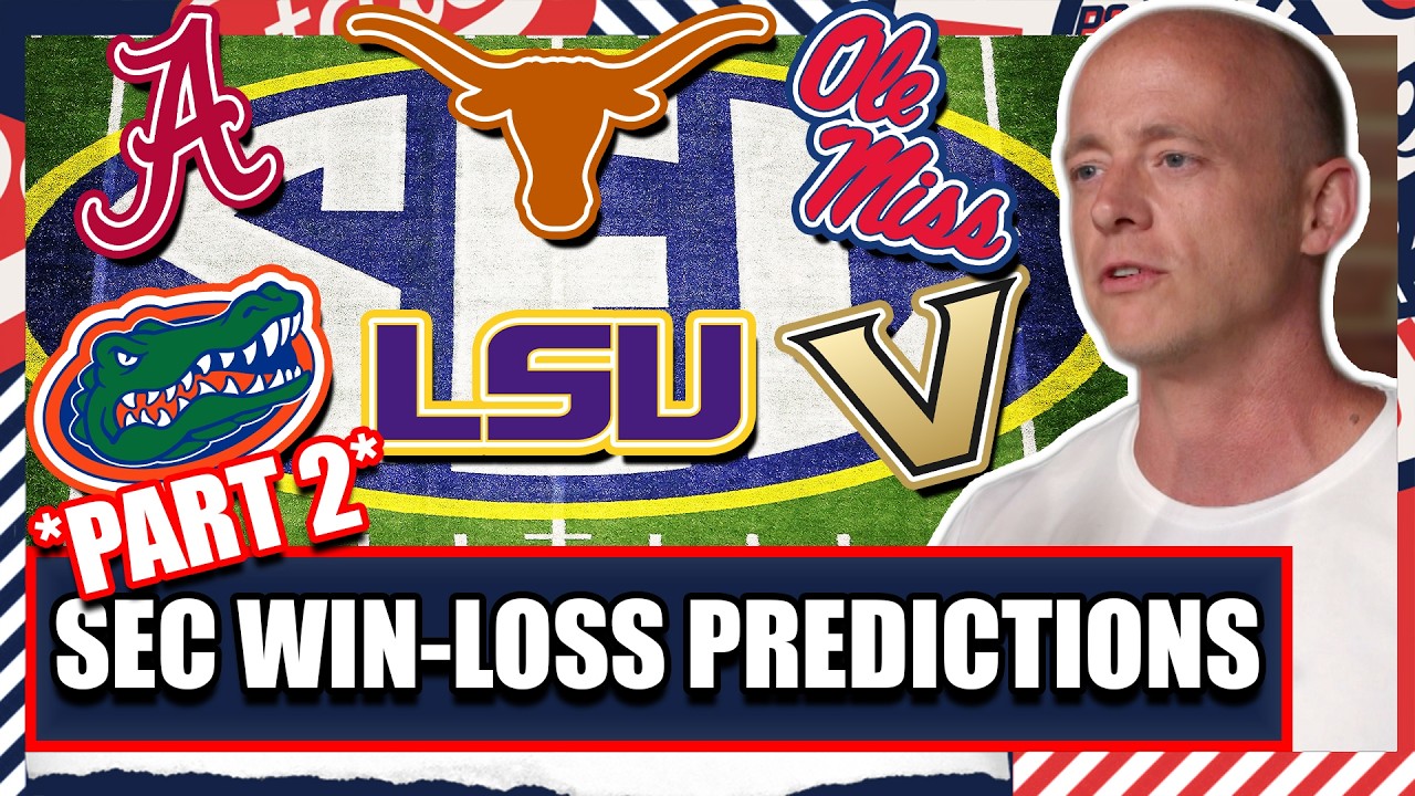 SEC Win-Loss Record Predictions...PART TWO - Josh Pate's College Football Show