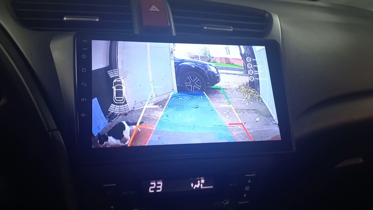 Установка камеры заднего вида на Honda Civic девятого поколения