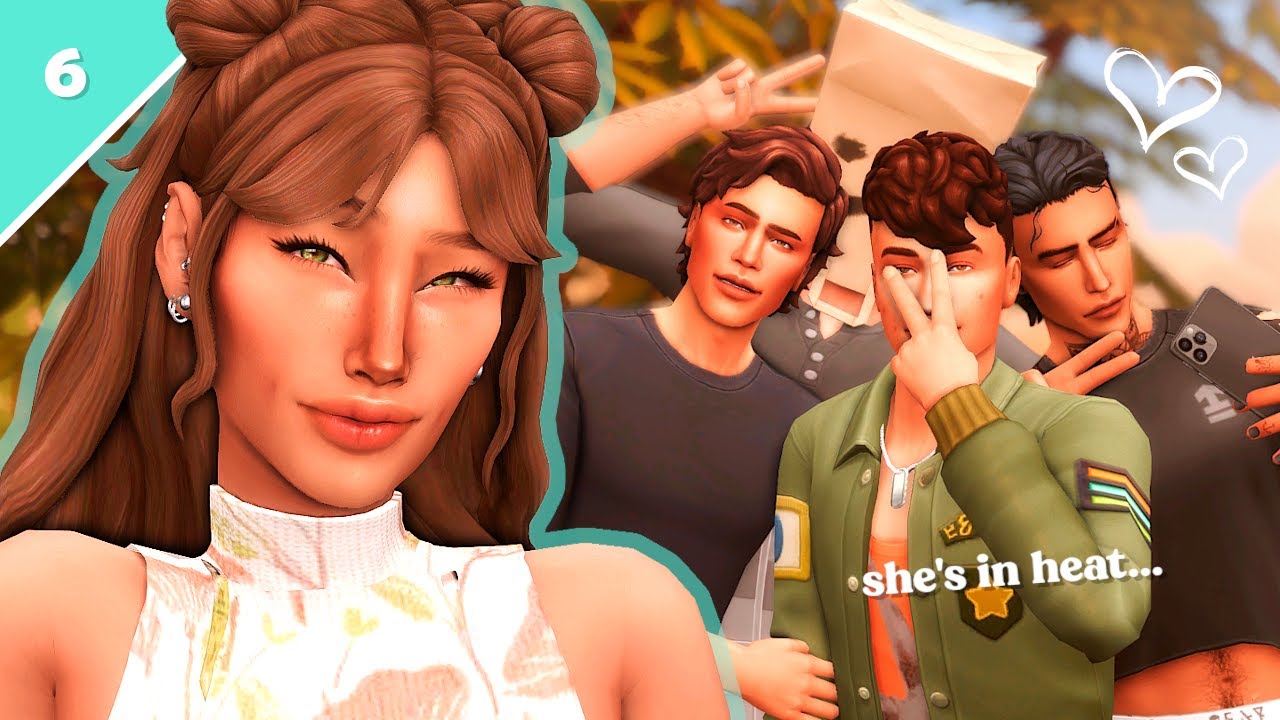 she's in love with literally every man she sees... // human enough challenge
