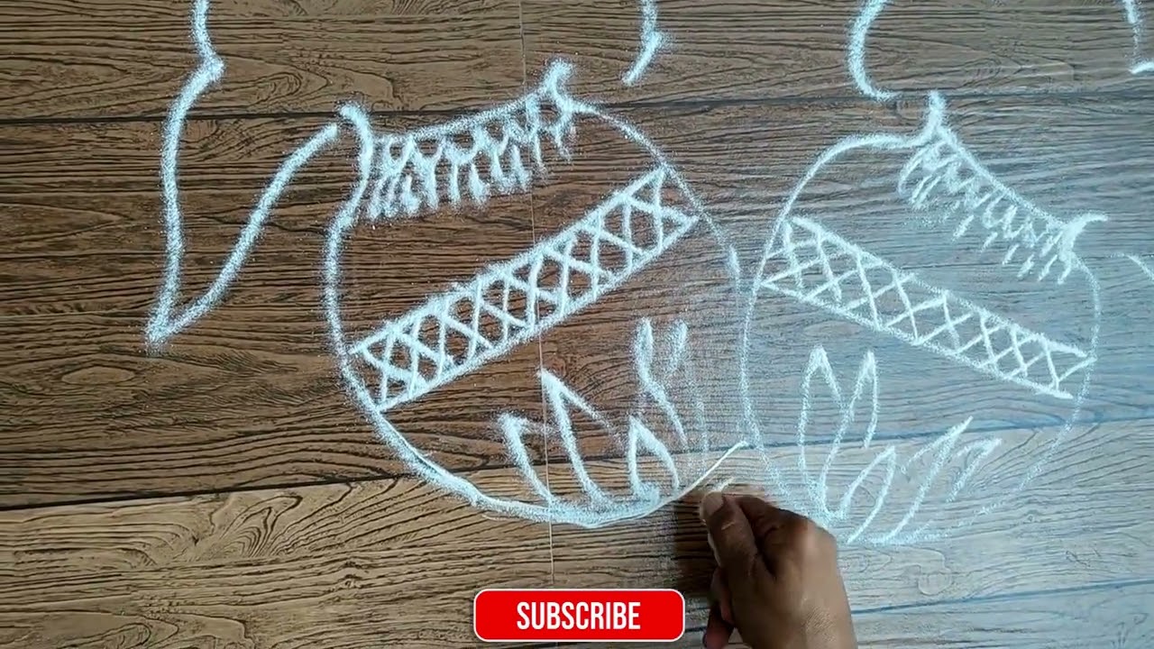 Sankranthi | Pongal Special Rangoli #sankranthi #pongal #kolam #muggulu #viralshort #ytshorts