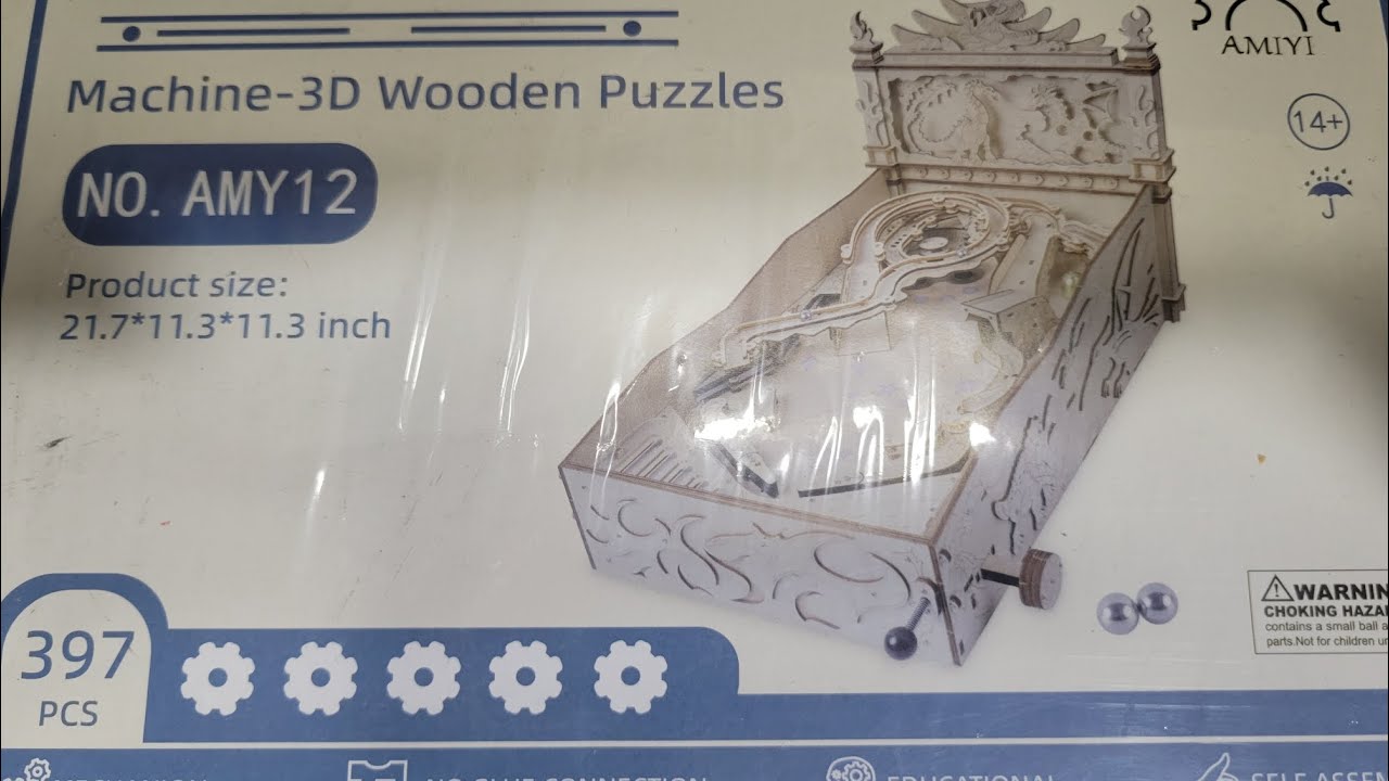 Wooden 3D Pinball Machine NEW BUILD