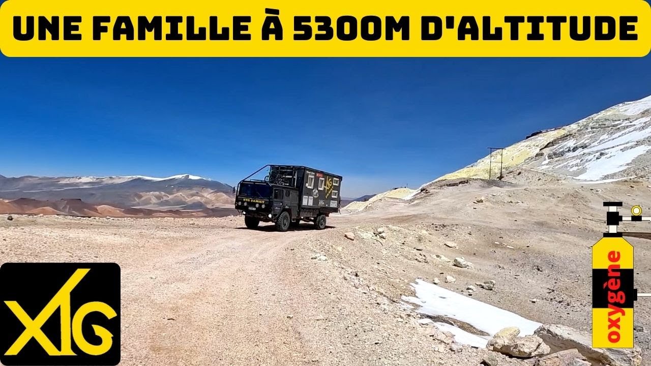 293 Record  d’altitude pour une famille nomade en camion tout terrain