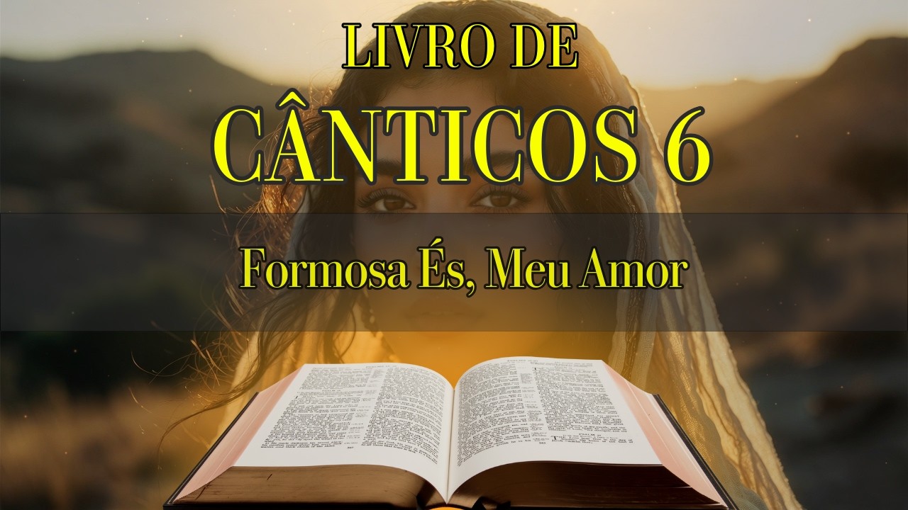 🔊📖  Áudio da Bíblia Sagrada: Cânticos Capítulo 6 - Com Texto.