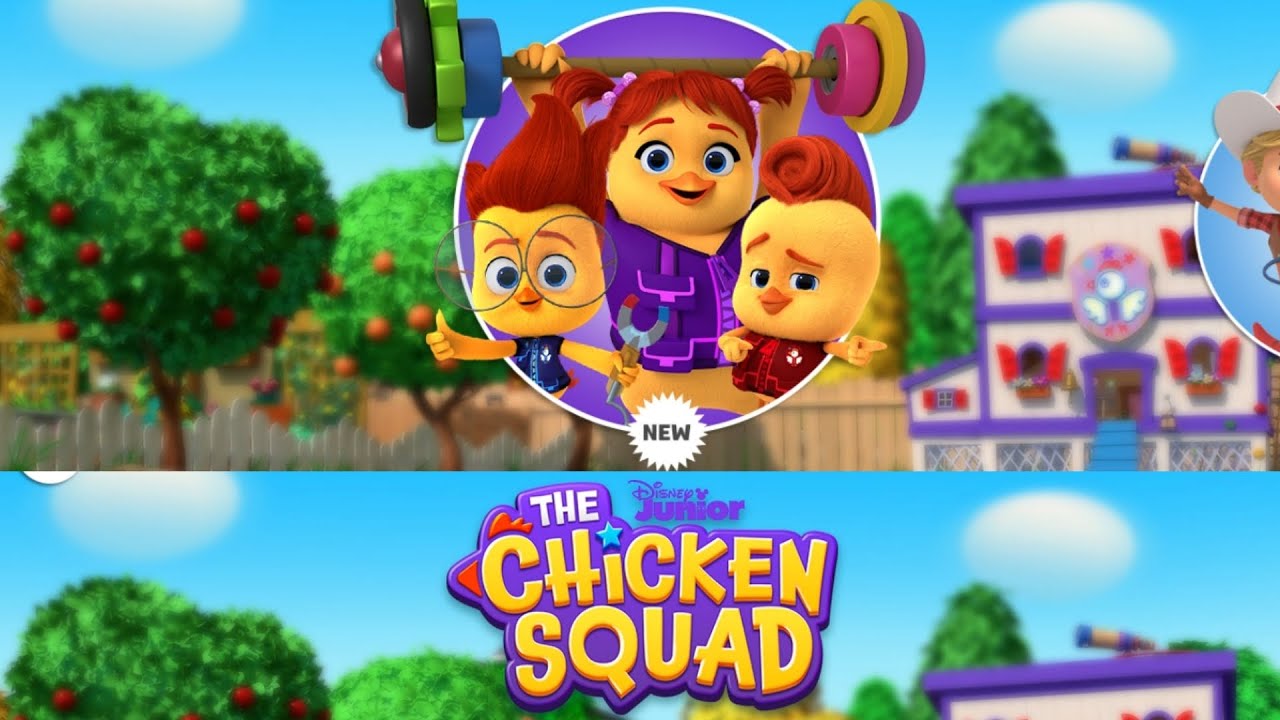 The Chicken Squad - New Puzzle, buildable parts - Disney Junior
