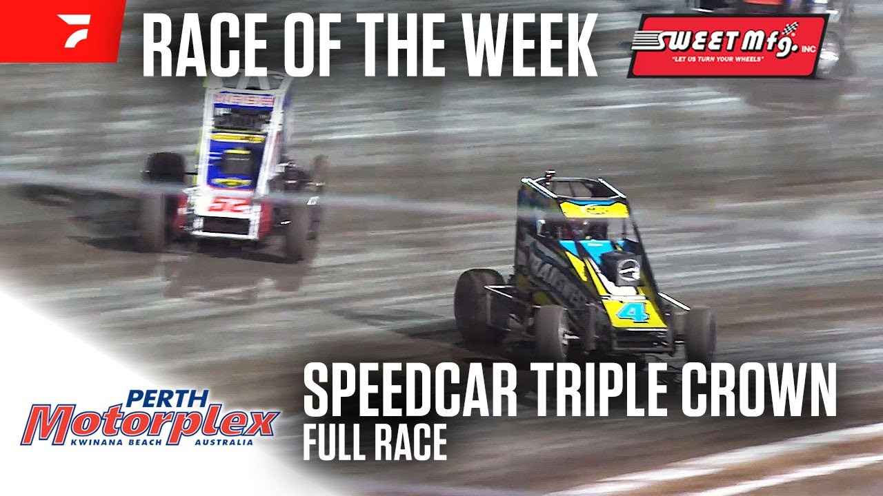 FULL RACE: 2024 Speedcar Triple Crown at Perth Motorplex | Sweet Mfg Race Of The Week