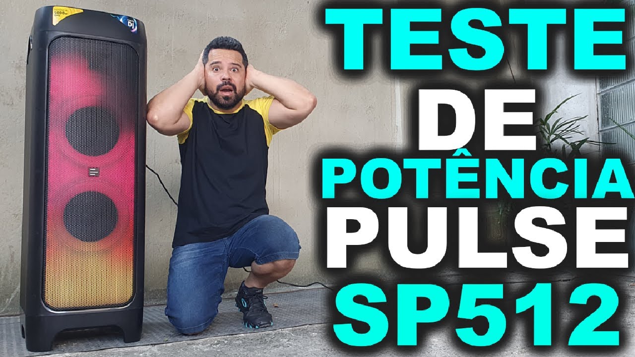 🟢 Caixa De Som Pulse SP512 Flamebox DJ By Wesley Safadão 🟢 TESTE DE POTENCIA 🟠 SERÁ QUE ELA TOCA FOR