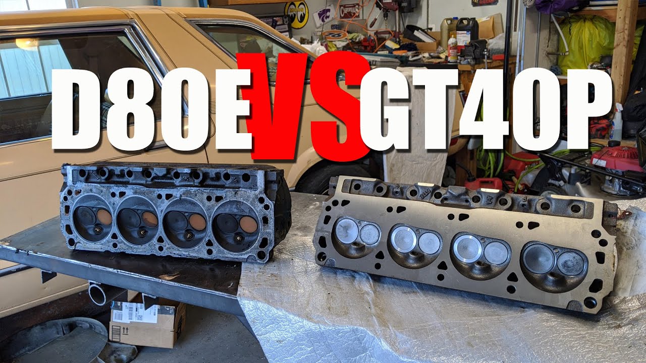 Сравнение головок D8OE 302 с головками GT40P