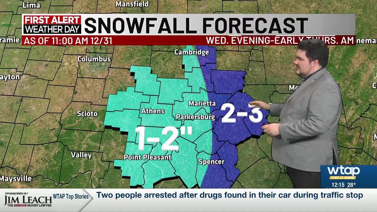 WTAP First Alert Weather Noon Update 12/31