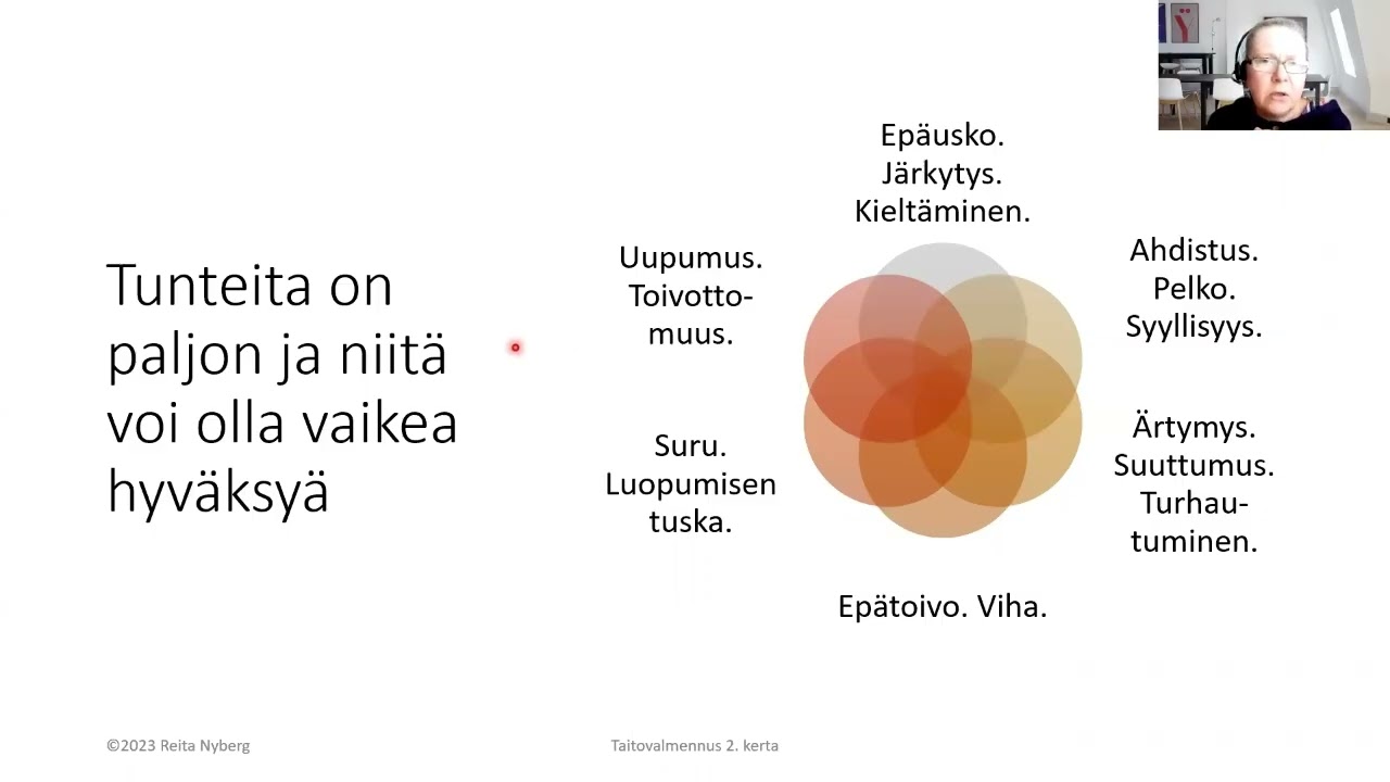 7. Taito-valmennus: L&auml;heisten tunteet ja oma jaksaminen