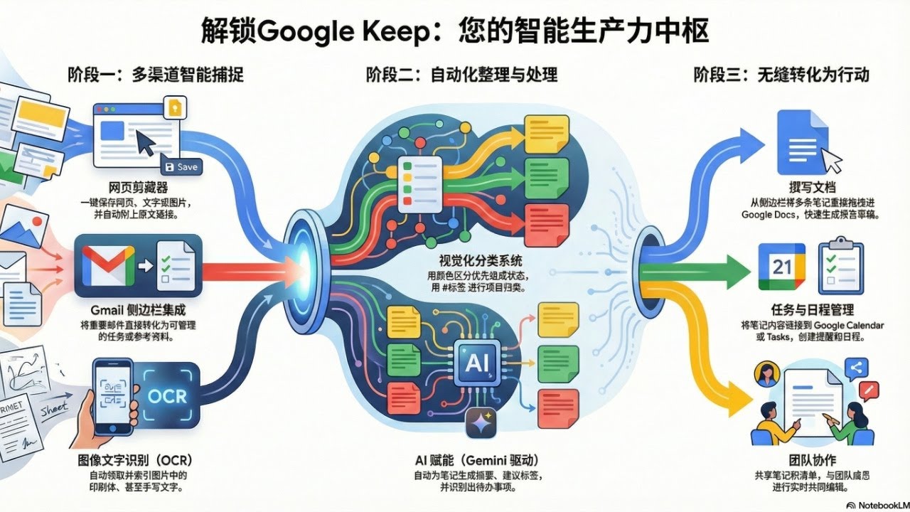 用Google Keep打造你的第二大脑，效率翻倍！