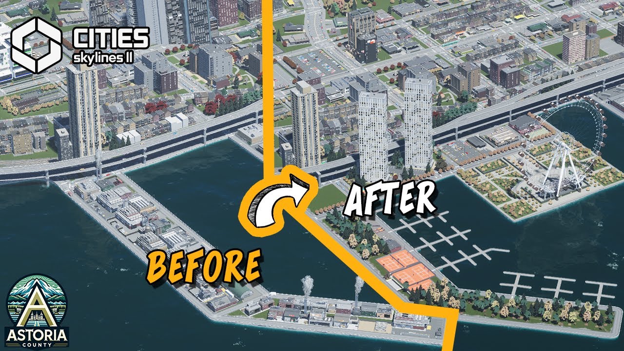 How to Redevelop an old Industrial area in Cities Skylines 2
