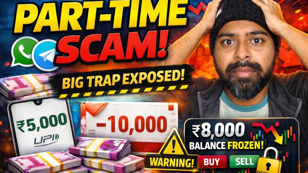 Part-Time Job Scam! 100%Scam #scam #trap  #scamalert #whatsapp #telegramscam #awareness