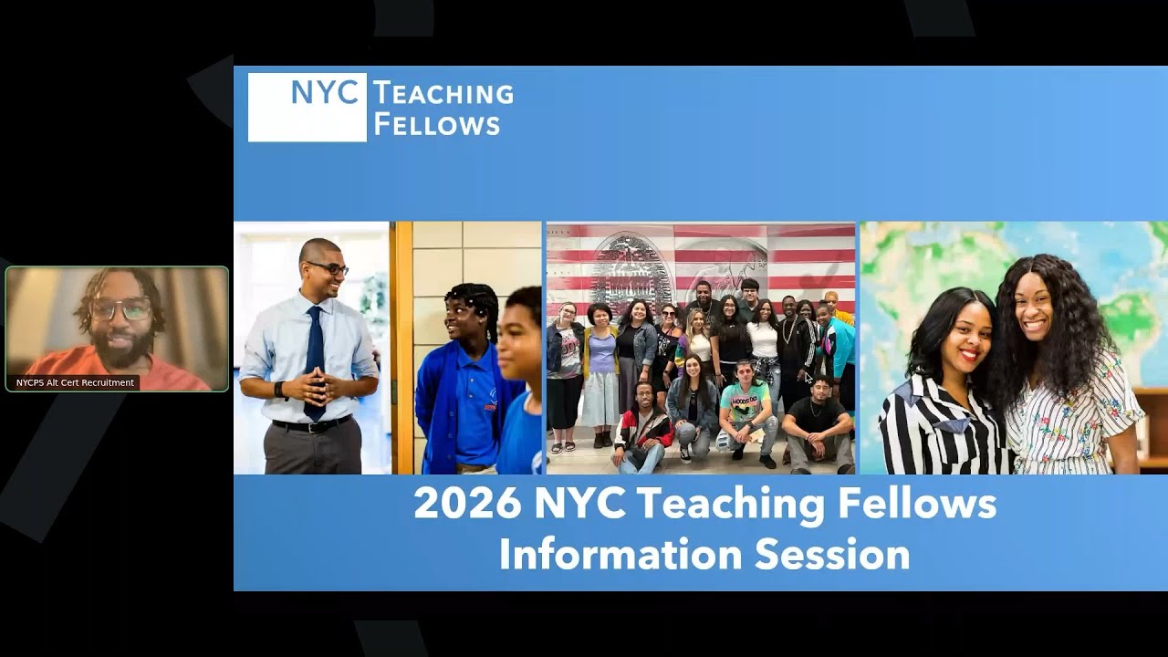 How to Become an NYC Teacher in 2026 | NYC Teaching Fellows Info Session