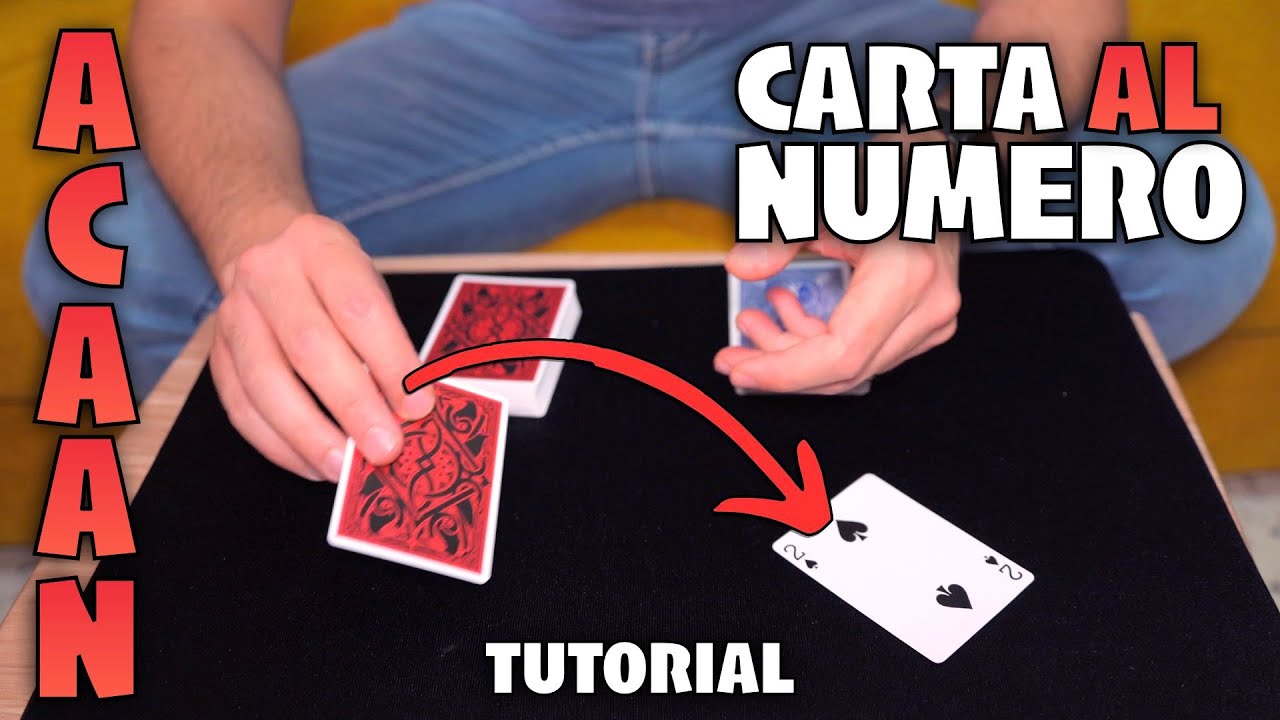 A.C.A.A.N. Carta al numero SPAZIALE! Tutorial magia con le carte FACILE E POTENTE