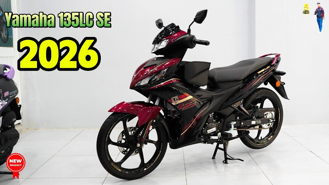 Yamaha 135LC FI SE 2026  – Red Titan – Walkaround – Tuan Top5