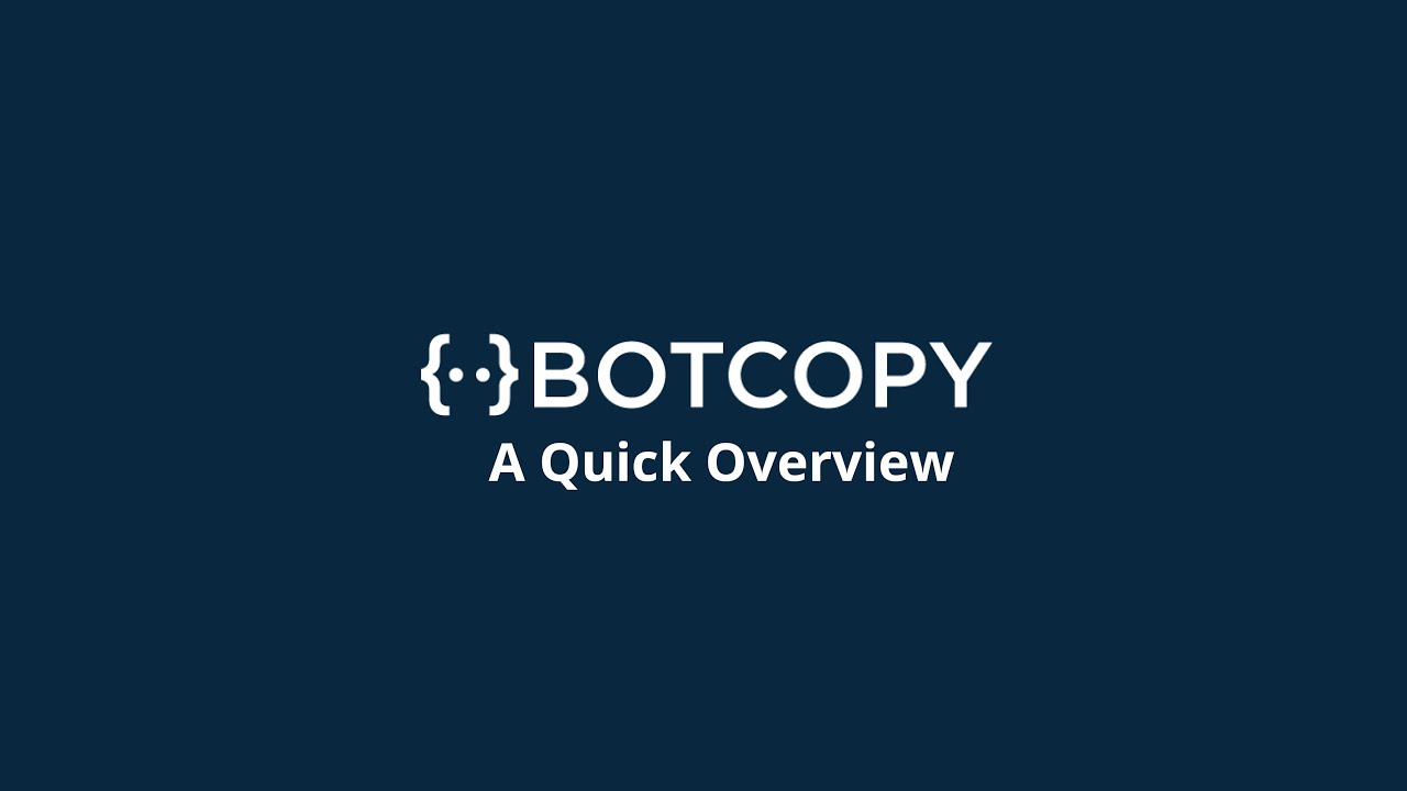 Botcopy Overview | Google Dialogflow CX (and ES) Chatbots For Websites!