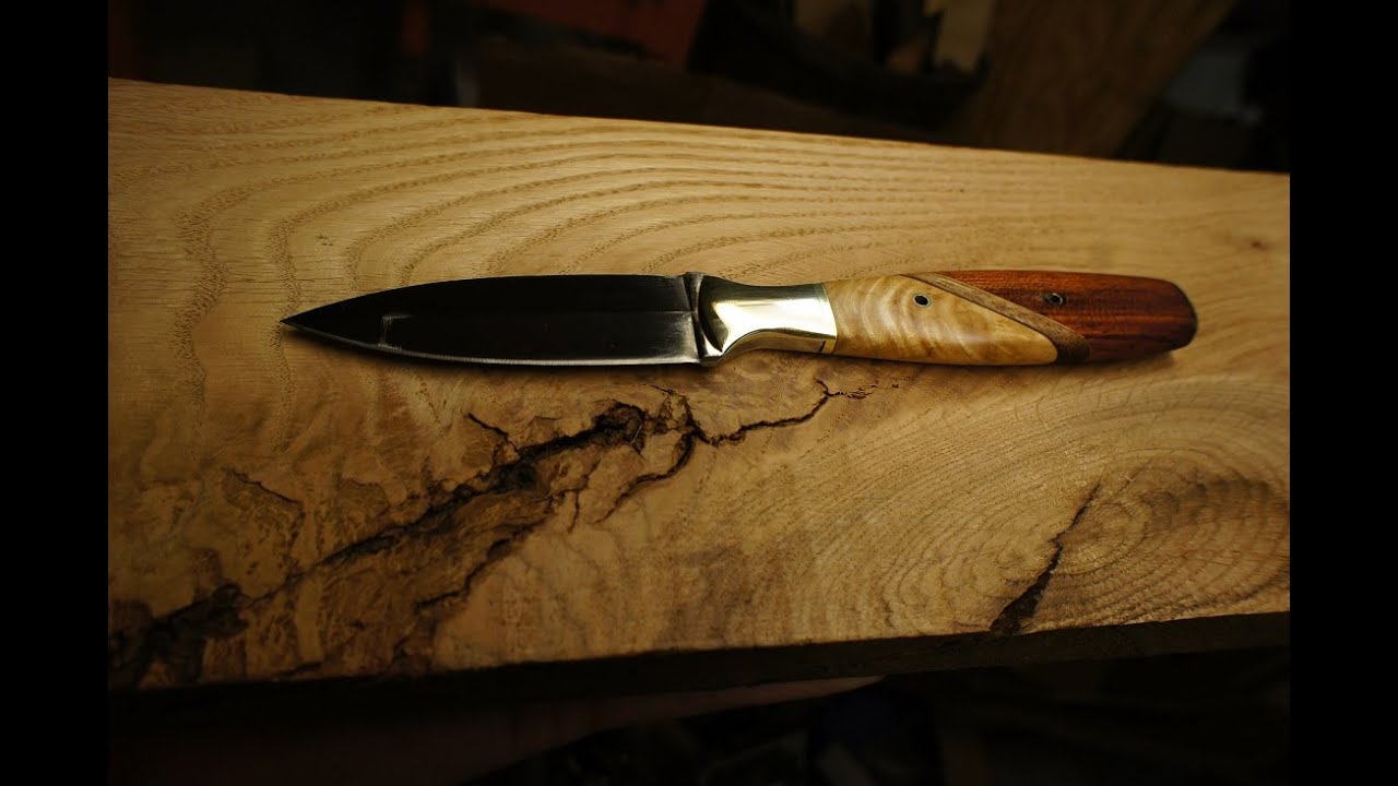 Doc Holiday Dagger from Bubinga, Koa, and curly maple