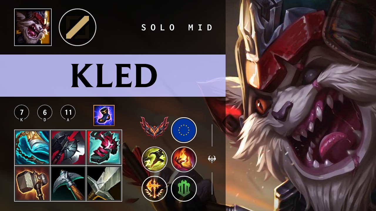 Kled Mid vs Vex - EUW Grandmaster Patch 26.03