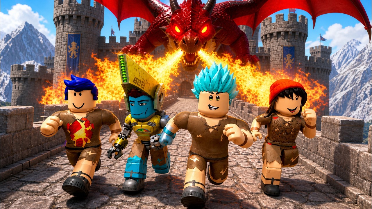 Los POLO escapan del CASTILLO de las TRAMPAS en ROBLOX