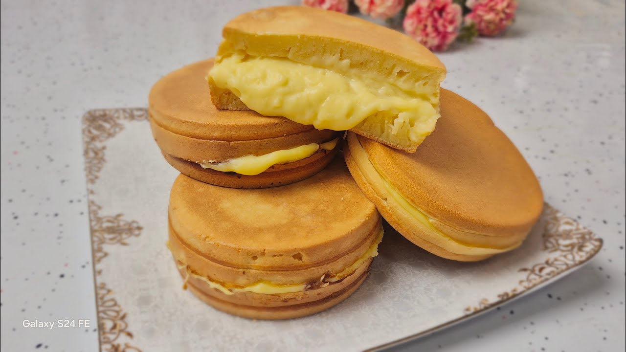 Custard Pancakes Recipe | Easy & Delicious Breakfast