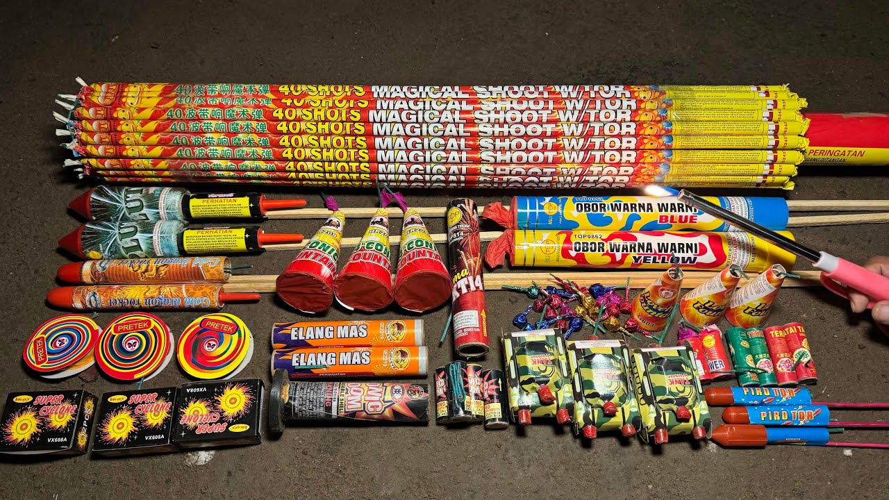 NYUMET MERCON BASOKA ROMAN CANDLE MALAM RAMADHAN 2026!!! 1500 SHOT SERU