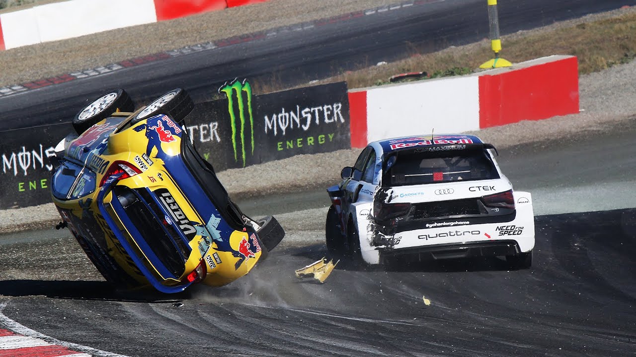 Craziest race of 2015? Norway RX Semi Final 2 Highlights - World RX Rallycross