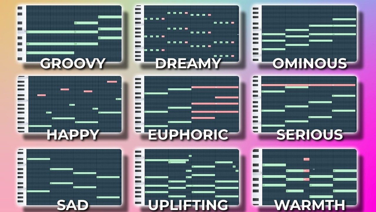 15 Chord Progressions for 15 Different Emotions
