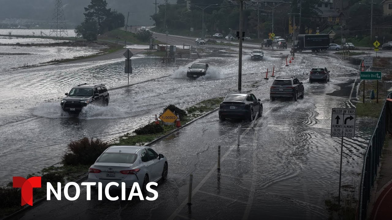Más de 40 millones de personas enfrentan riesgo de inundaciones en California | Noticias Telemundo