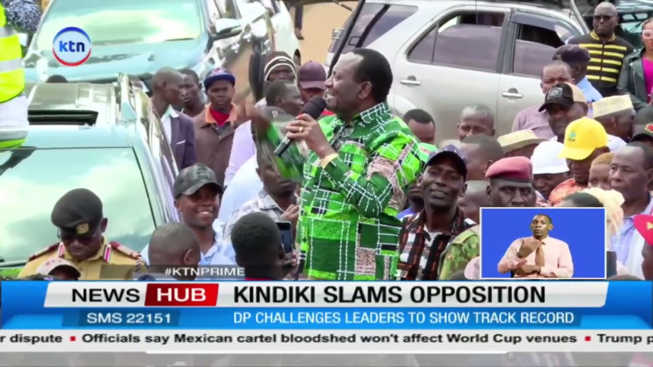 Kindiki salms Opposition: Kindiki tells opposition leaders to show their development record