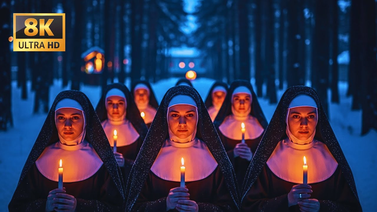 Silent Moon Over the Abbey | Gregorian Chants for Restful Sleep ✝️ Dark