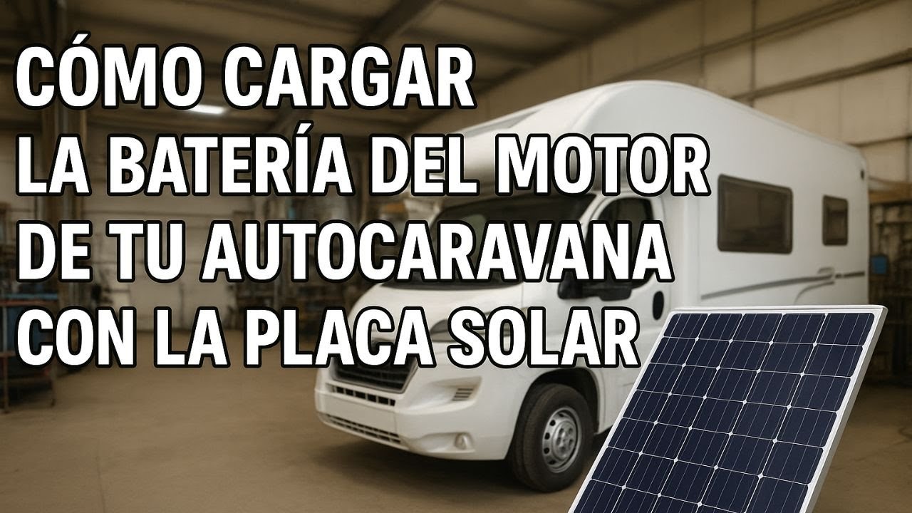 Cargar la bateria de vehiculo con la placa solar