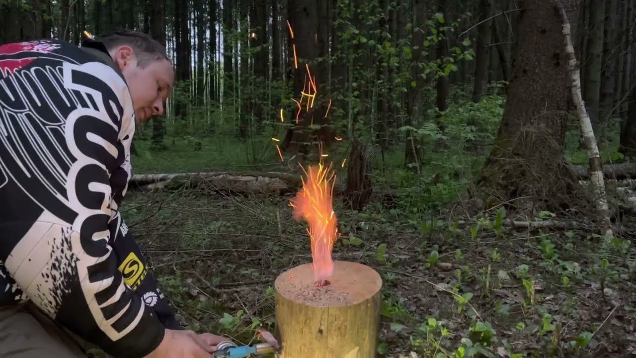 Как сделать финскую свечу. #brp #cfmoto #stels #rm.